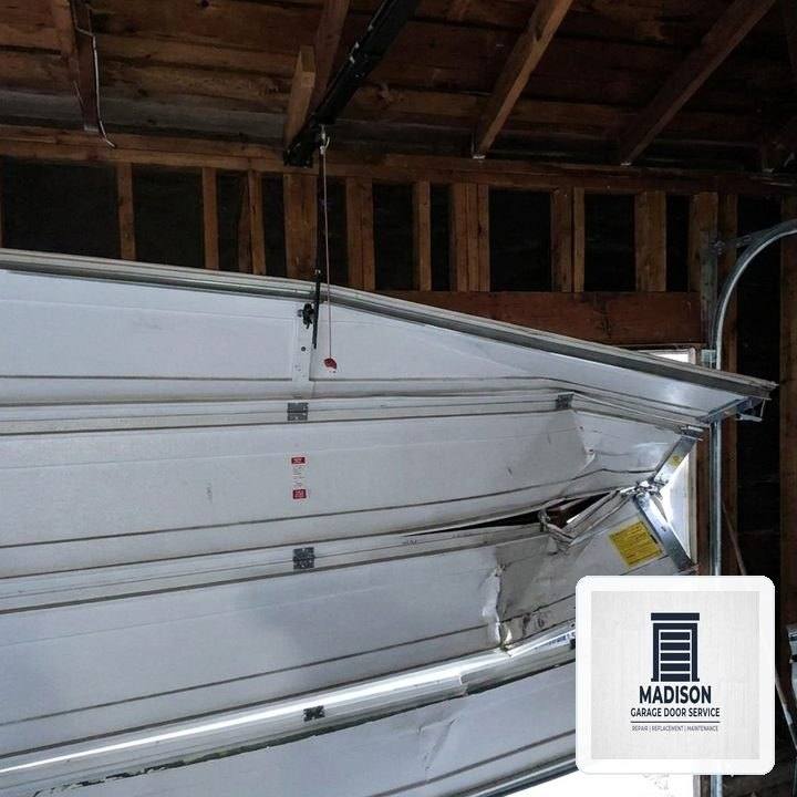 Madison Garage Door Service in Magnolia, TX: Heavy-Duty Steel Section Strut & 11-Gauge Hinge Reinforcement - Magnolia, TX